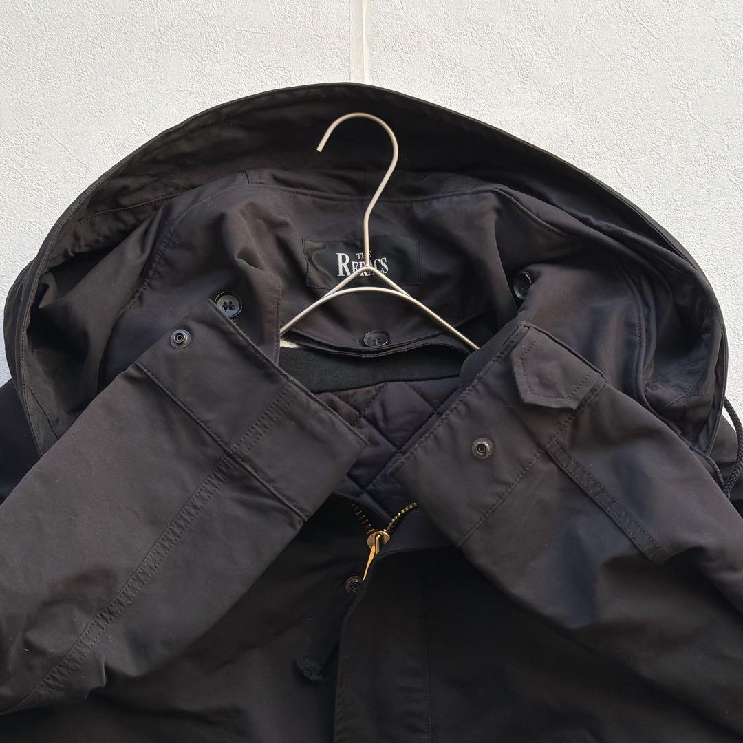THE RERACS ザ・リラクス モッズコート ボアライナー フーデッド 黒
