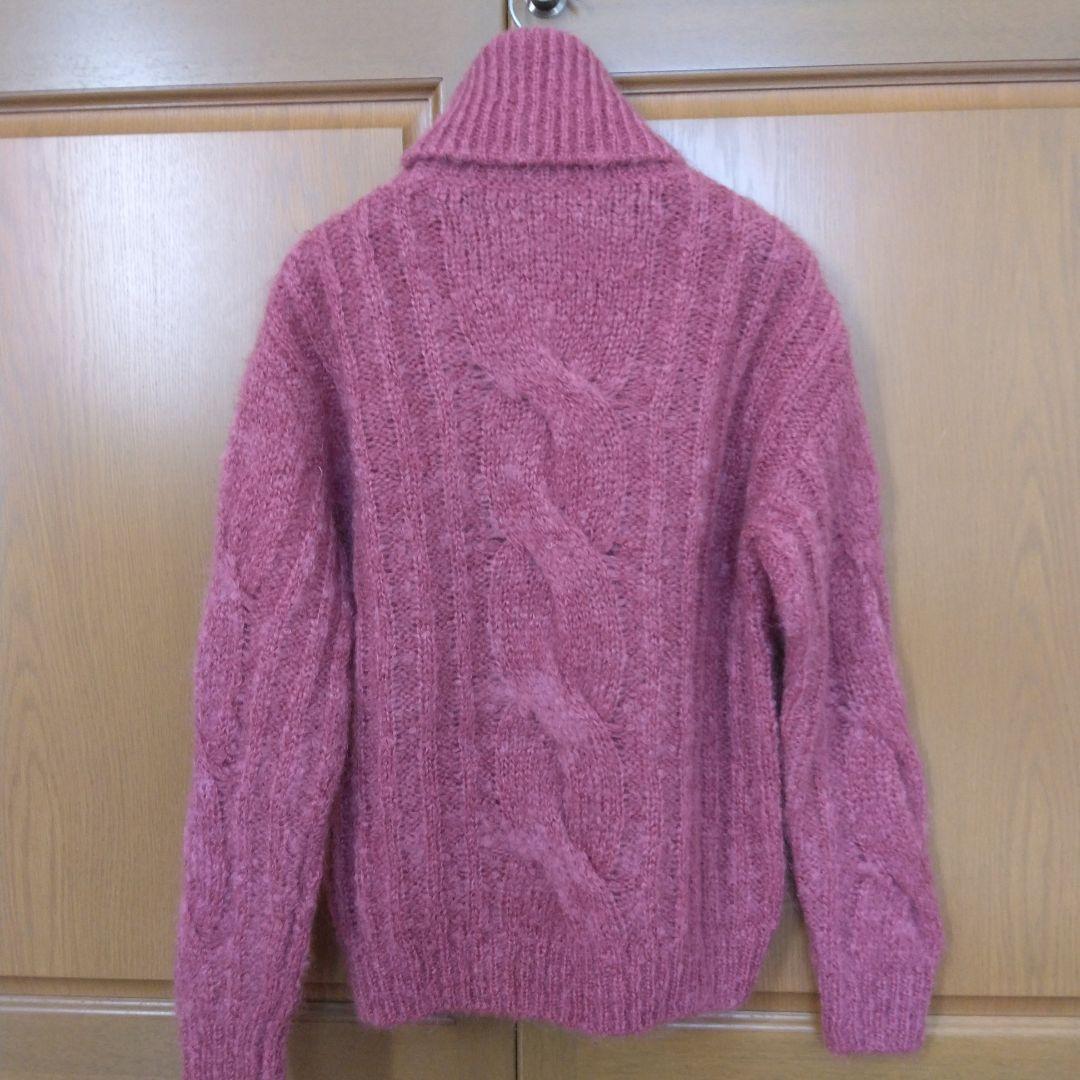 マックスマーラ　モヘアケーブル編みタートルネックセーター