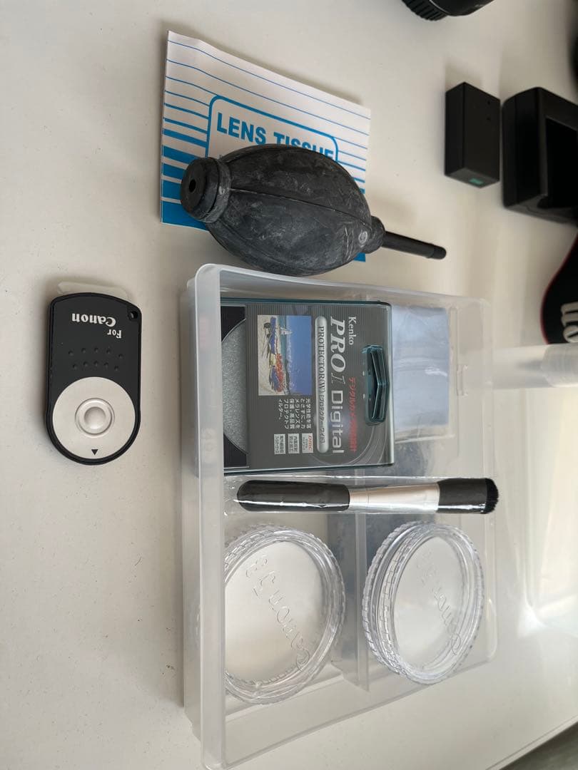 Canon EOS8000D ダブルズームキット50mm単焦点レンズ　諸々セット