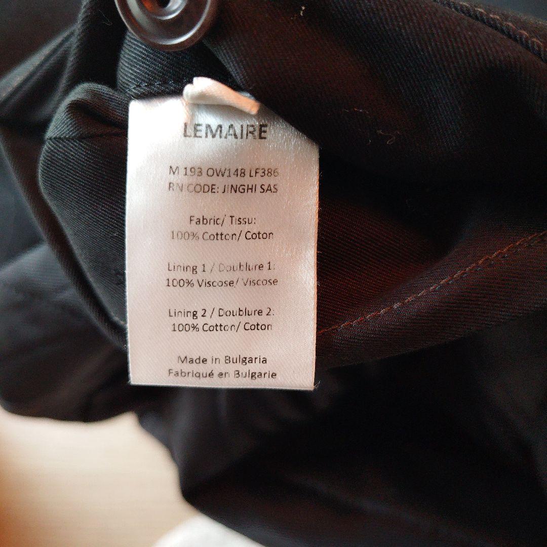 【美品】LEMAIRE ルメール 中綿入りコットンブルゾン BLACK