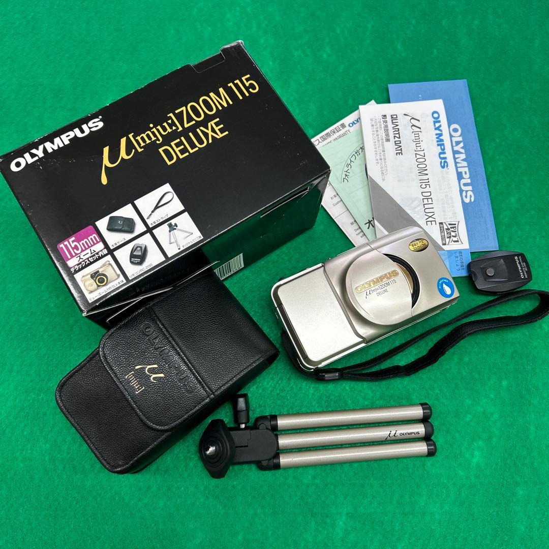 OLYMPUS μ mju zoom 115 ＤＥＬＵＸE