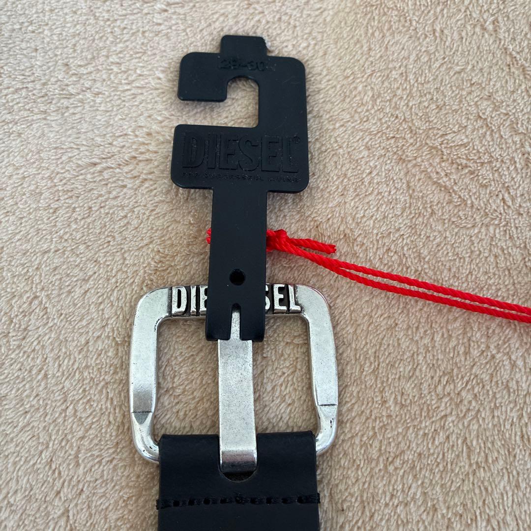 新品未使用 DIESEL メンズベルト 90/36 ブラック タグ付き