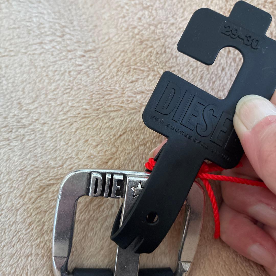 新品未使用 DIESEL メンズベルト 90/36 ブラック タグ付き