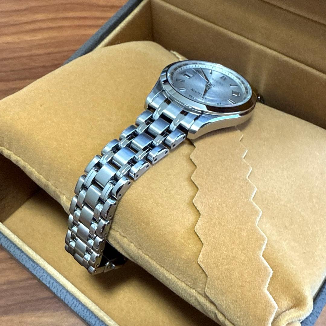 美品 シチズンエクシード EC1120-59A 電波ソーラー 白文字盤