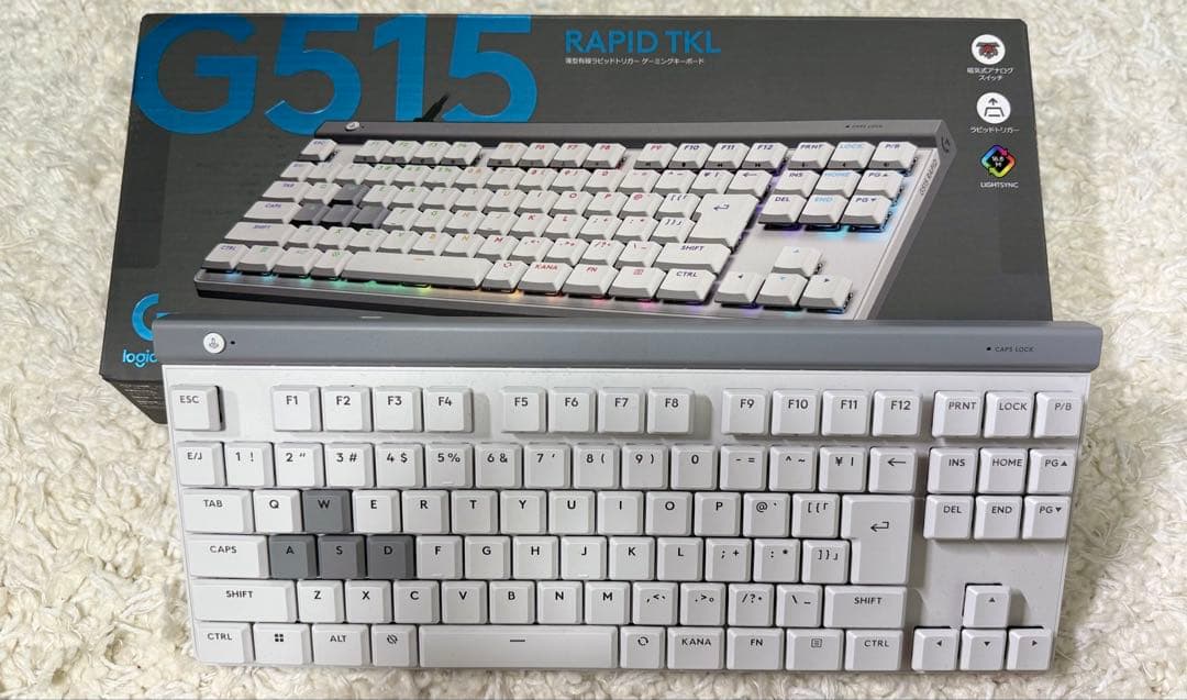 Logicool G515 RAPID TKL ホワイト
