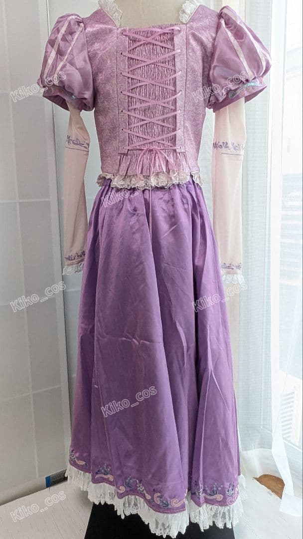 塔の上のラプンツェル　ドレス　レディース　コスプレ　Dハロ