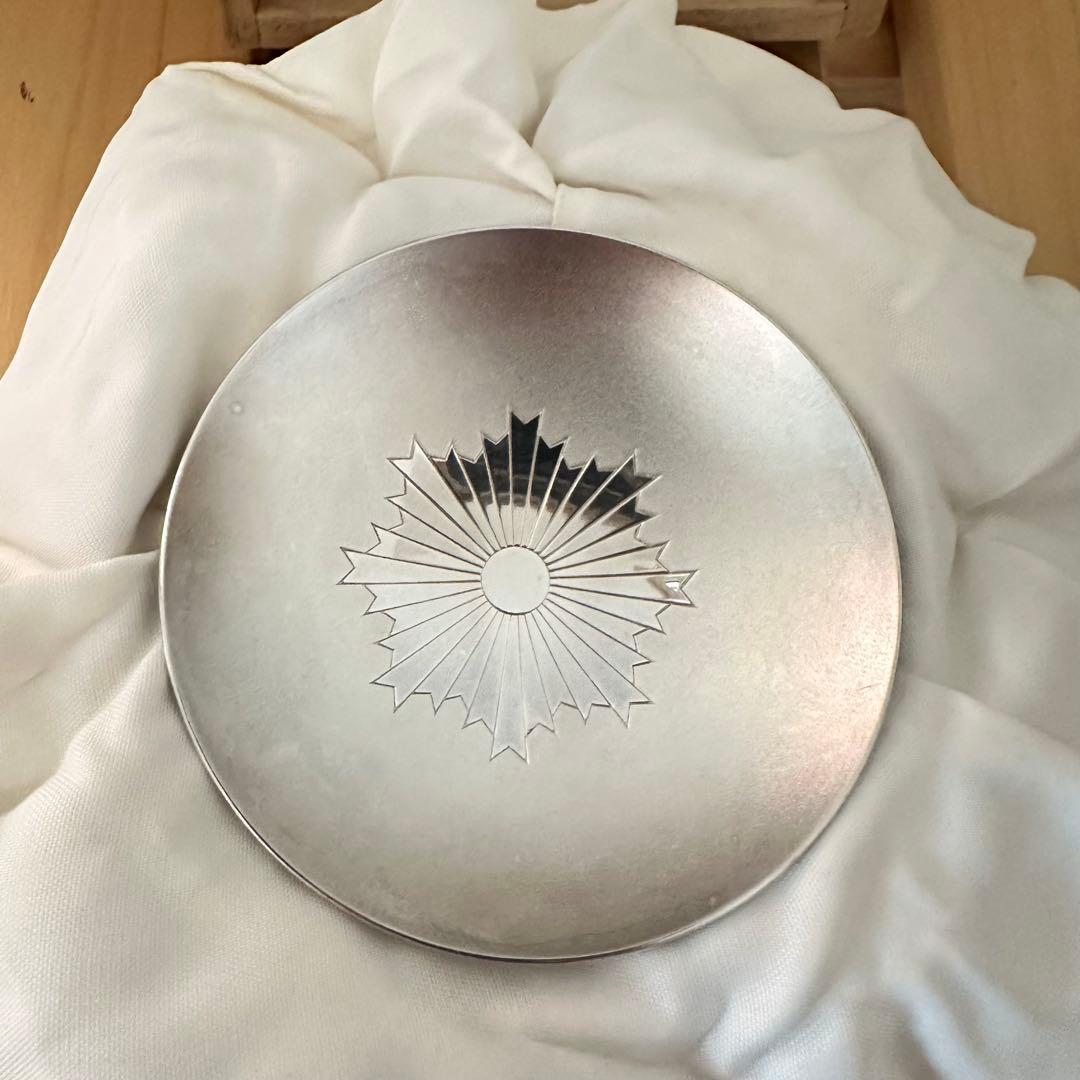 新品未使用☆銀杯☆中国菅区警察局☆SILVAR刻印☆約47g