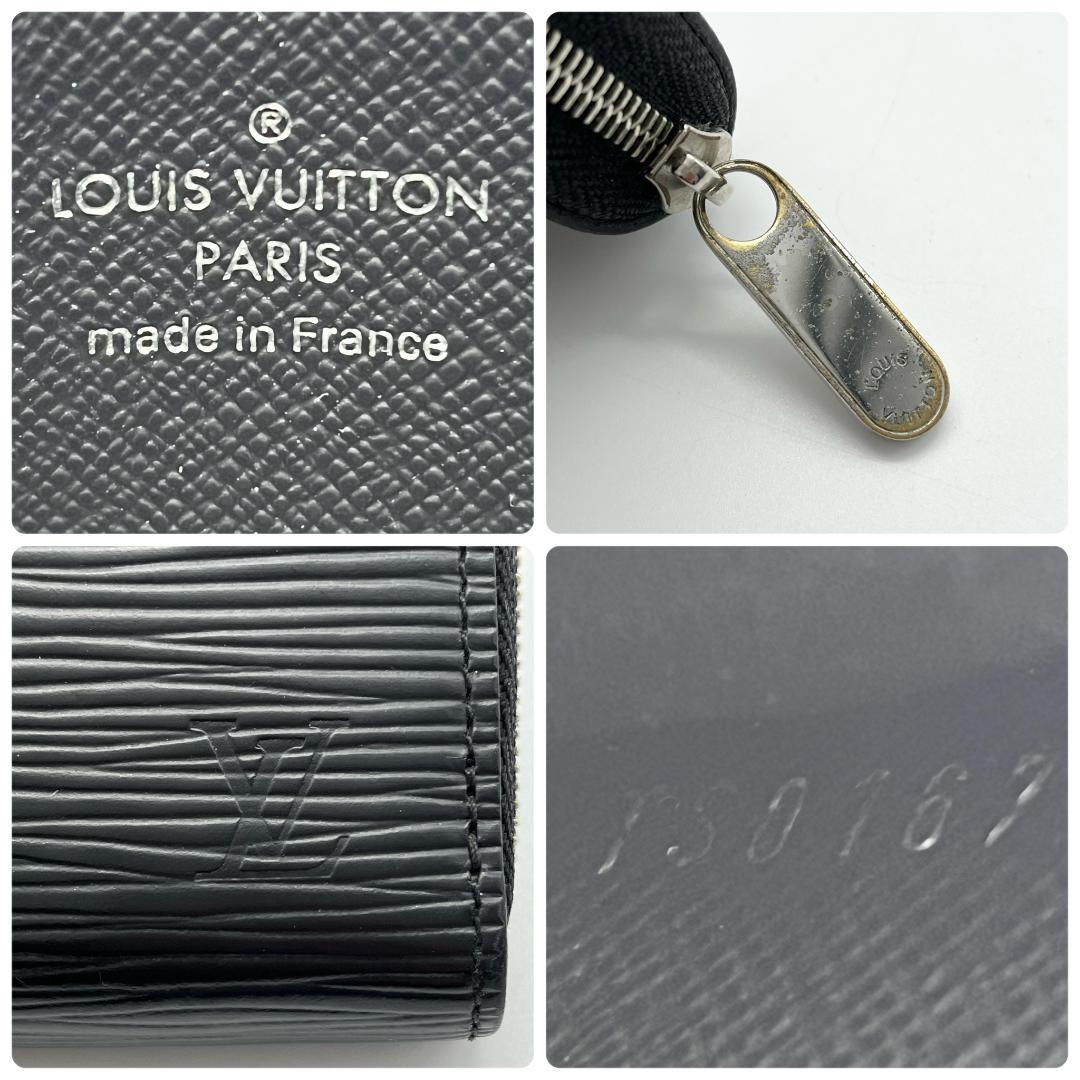 ルイヴィトン　ジッピーパース　エピ　ブラック　カード　ケース