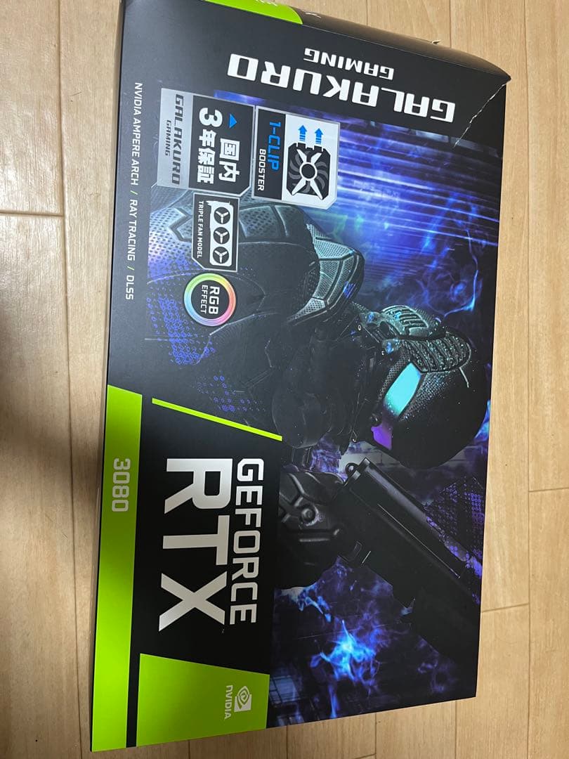 グラフィックボード・グラボ・ビデオカード GALAGKURO GeForce RTX 3080 10GB