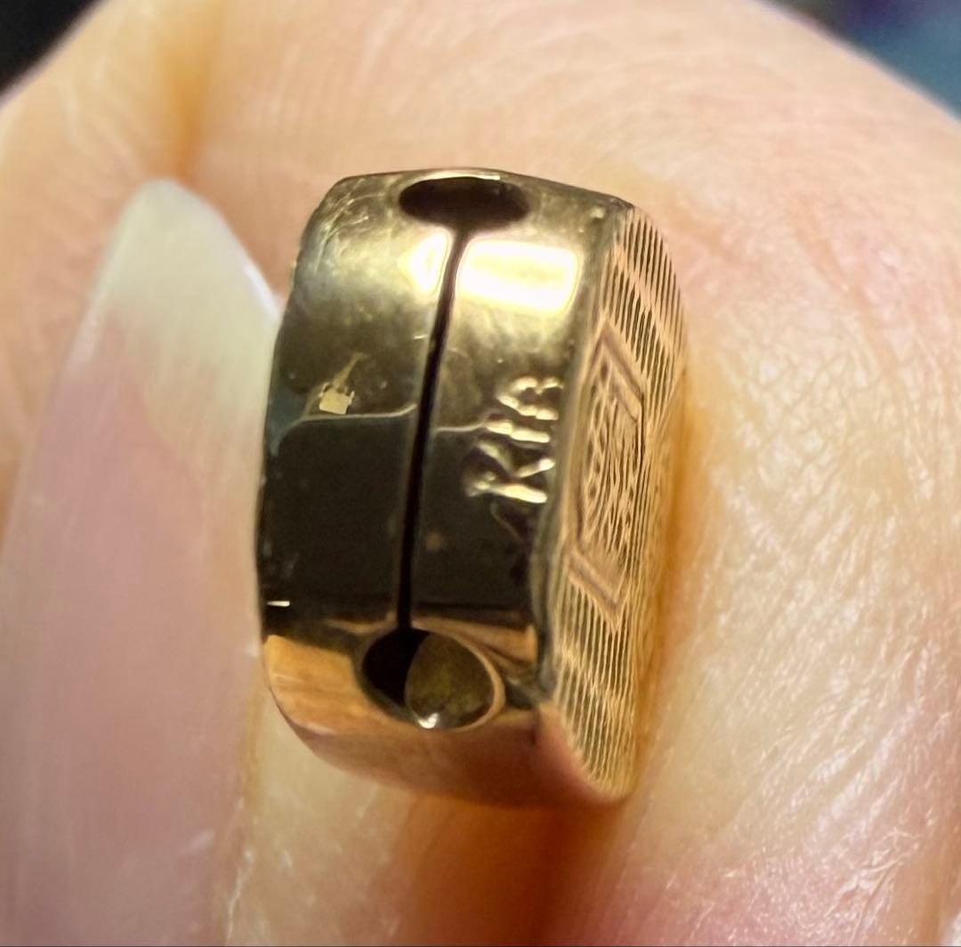 K18 小判型ストラップ