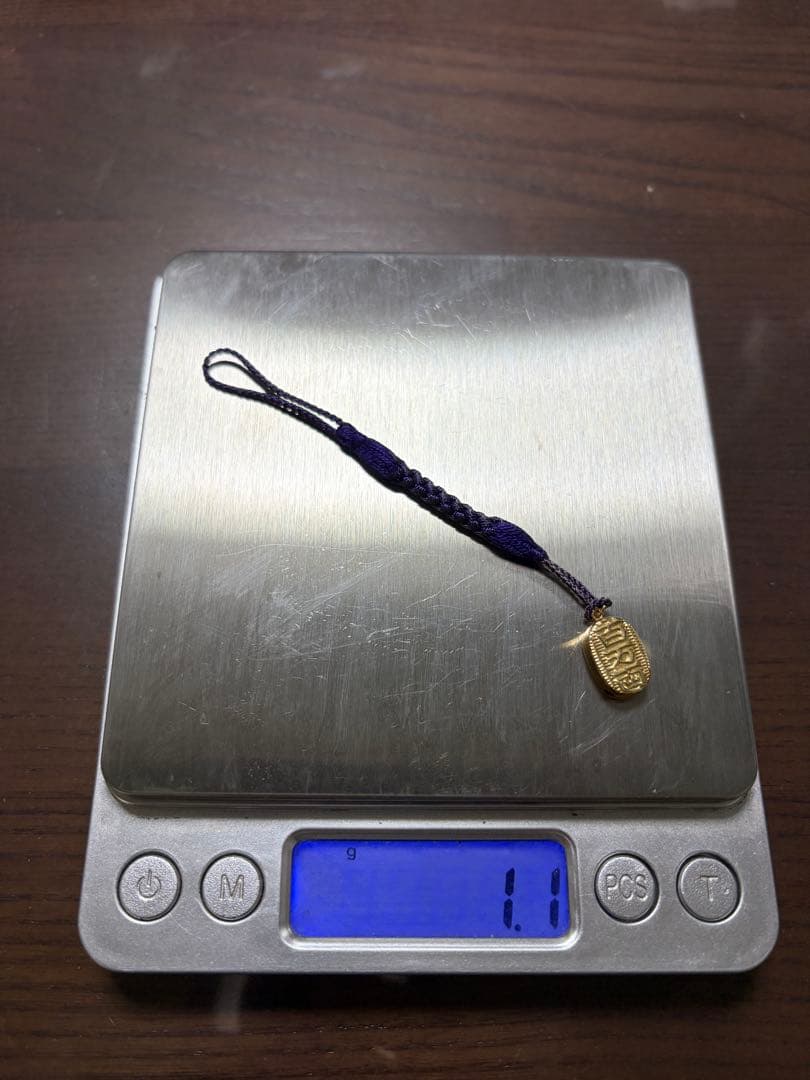 K18 小判型ストラップ