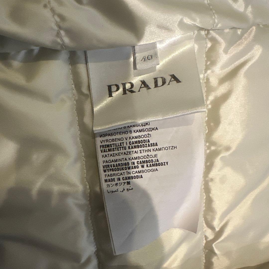 PRADA グレー ダウンジャケット サイズ40