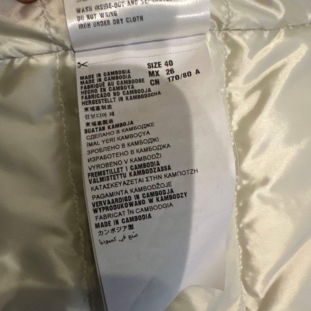 PRADA グレー ダウンジャケット サイズ40