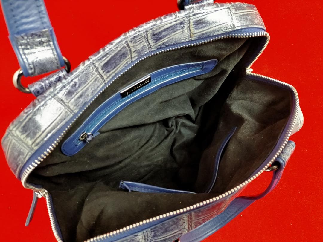 Ma'am ELEGANCE マームエレガンス クロコ ハンドバッグ