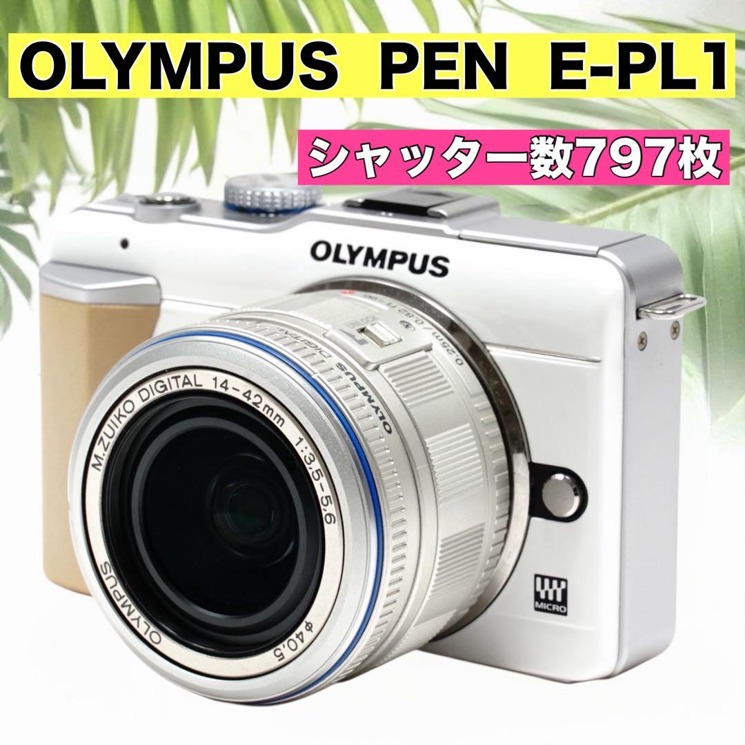ショット数少ない OLYMPUS PEN E-PL1 ミラーレス一眼 スマホ転送