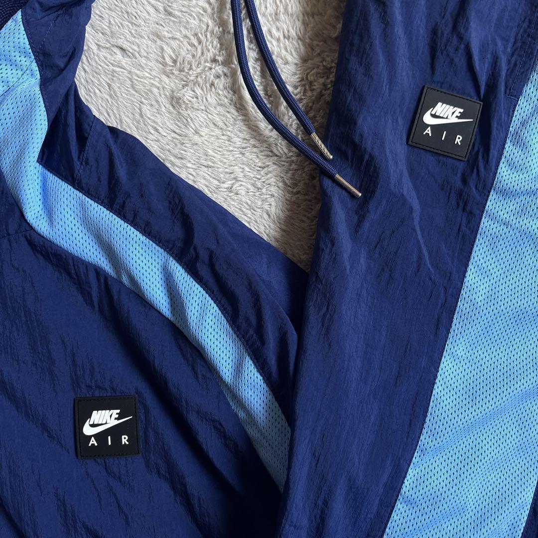 新品 NIKE ナイキ AIR ネイビー セットアップ ナイロンジャケット L