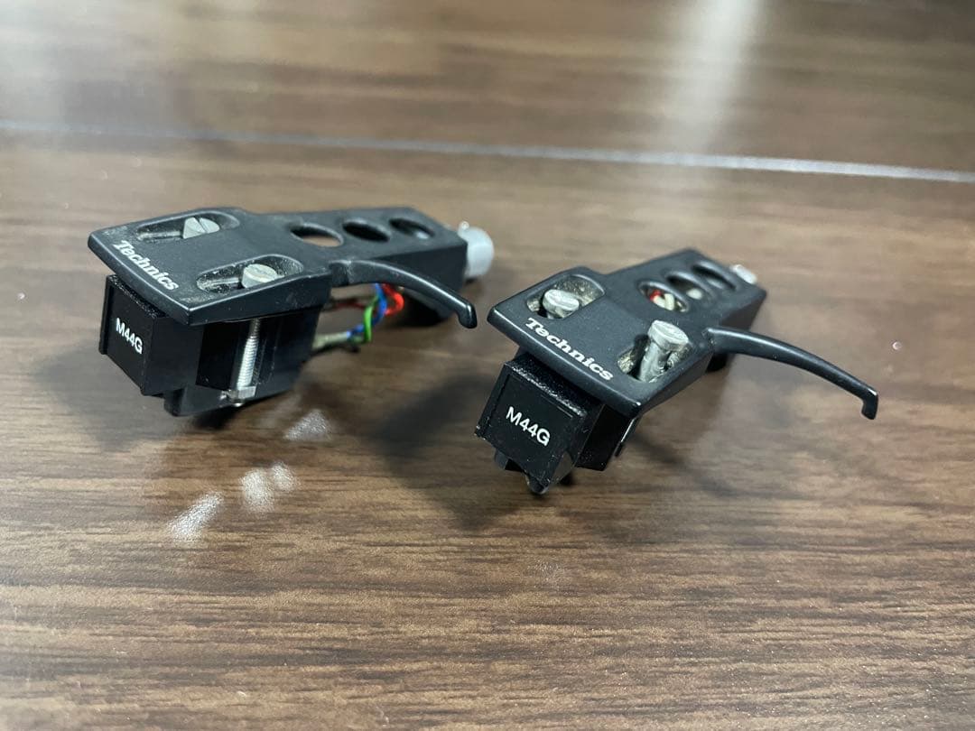 2個セット SHURE M44G カートリッジ テクニクス ヘッドシェル