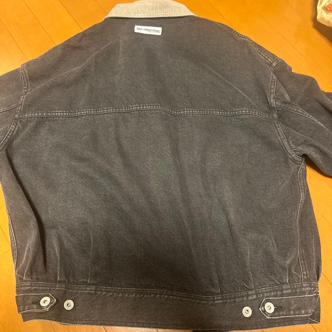 FLUTTER Denim Tracker Jacket BLACK フラッター