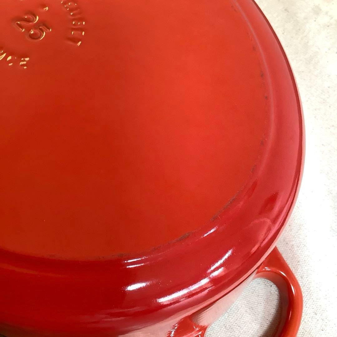 【美品】ルクルーゼ　ココット・オーバル 鍋25cm