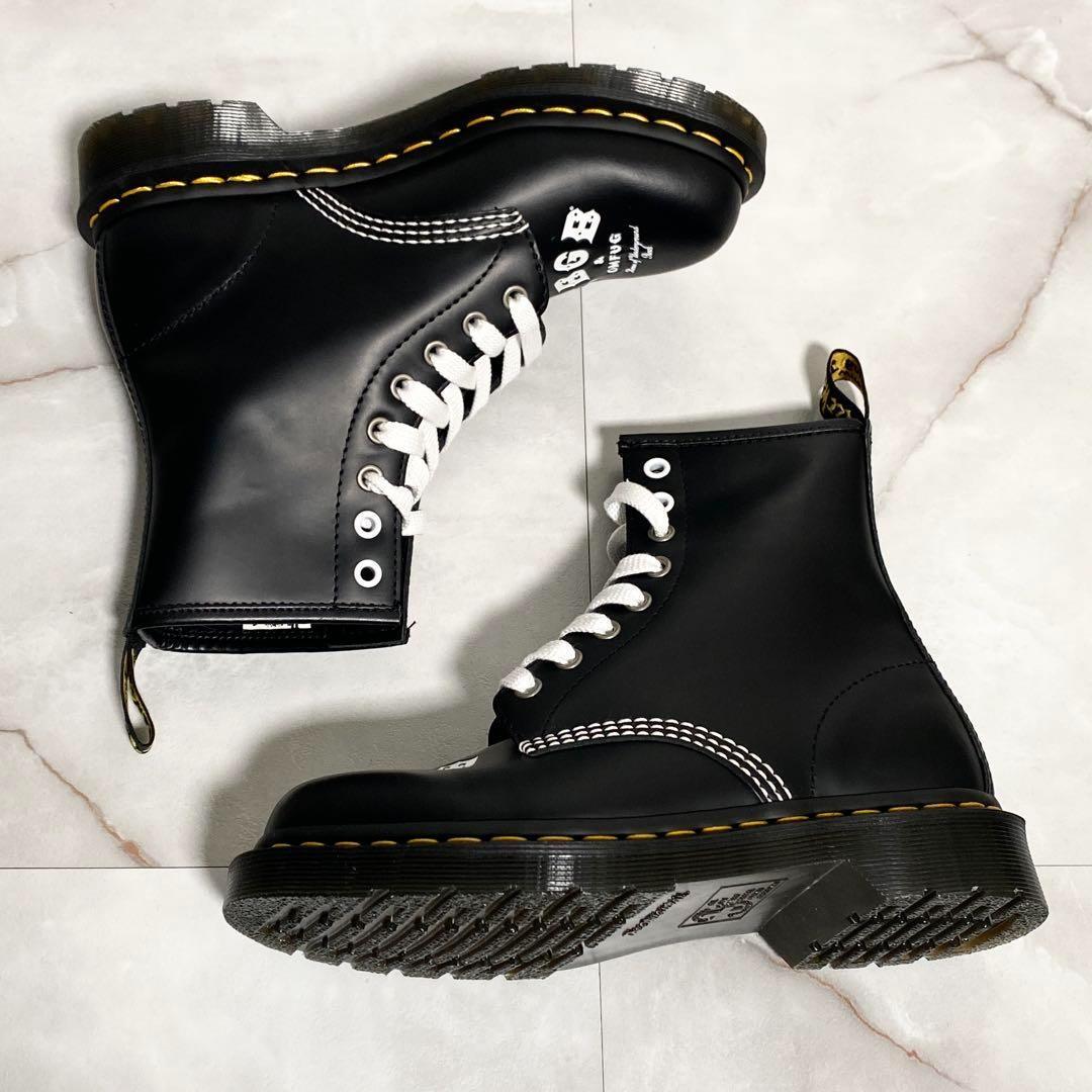 A15571 未使用 ドクターマーチン×CBGB 60周年 8ホールブーツUK4