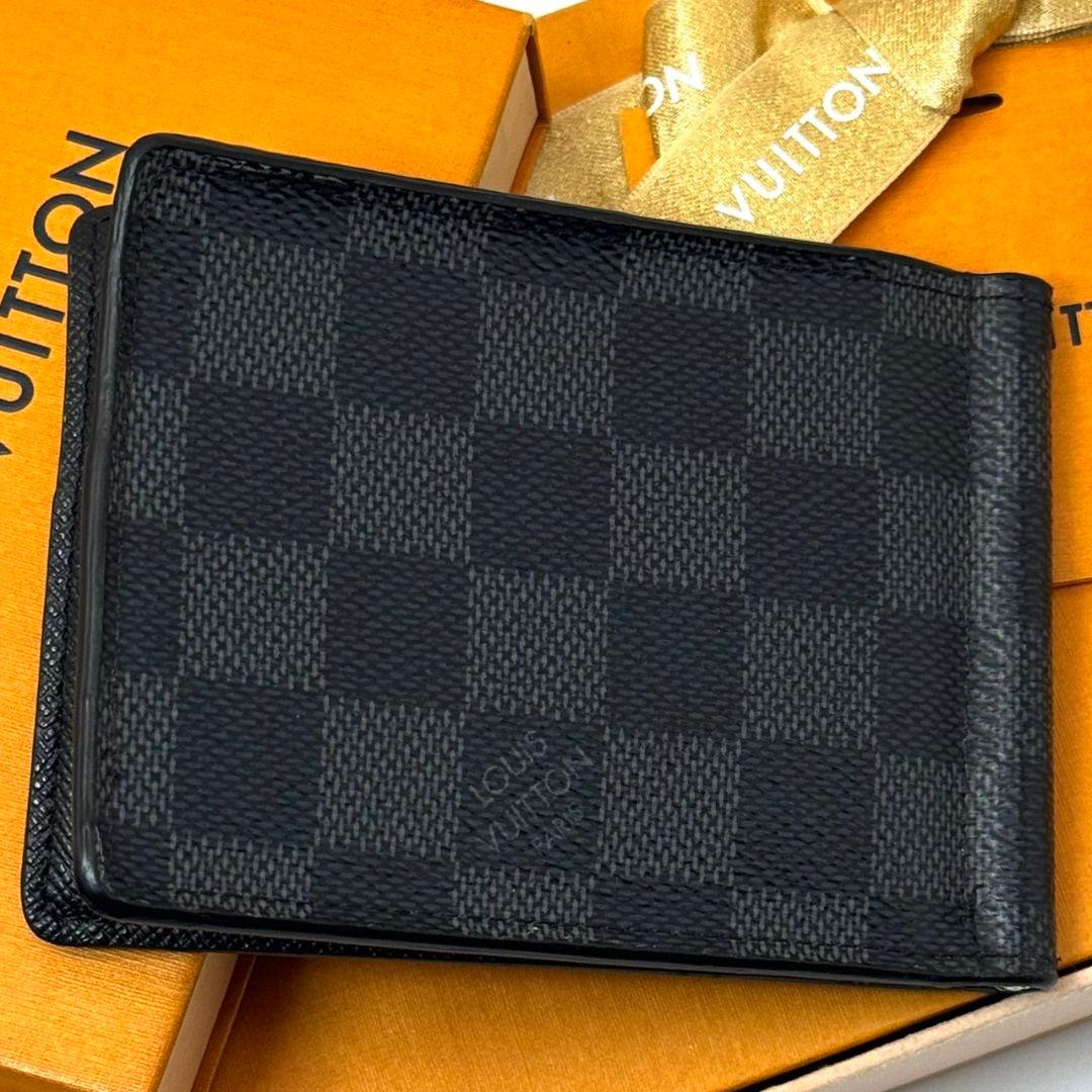 ルイヴィトン ダミエグラフィット ポルトフォイユ パンス マネークリップ 財布