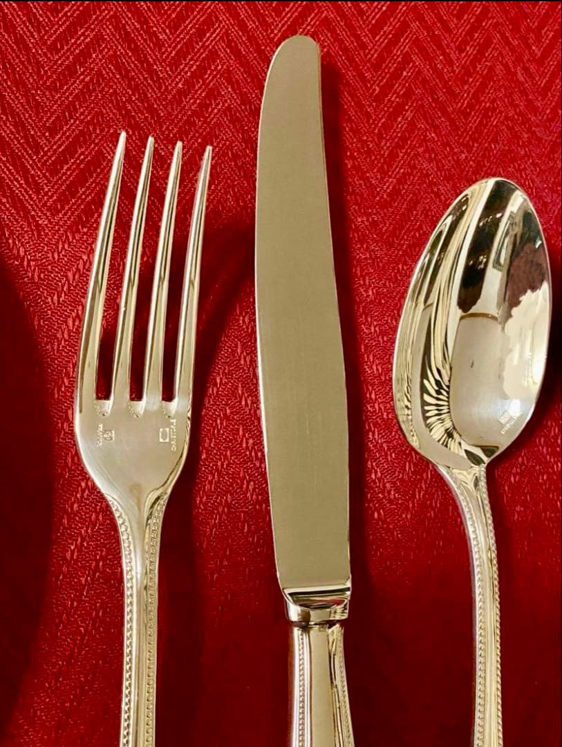 【Rickさま専用商品】クリストフル パール テーブルサイズ カトラリーセット