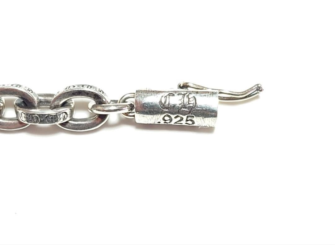 クロムハーツ ペーパーチェーンブレス 8インチ シルバー SV925