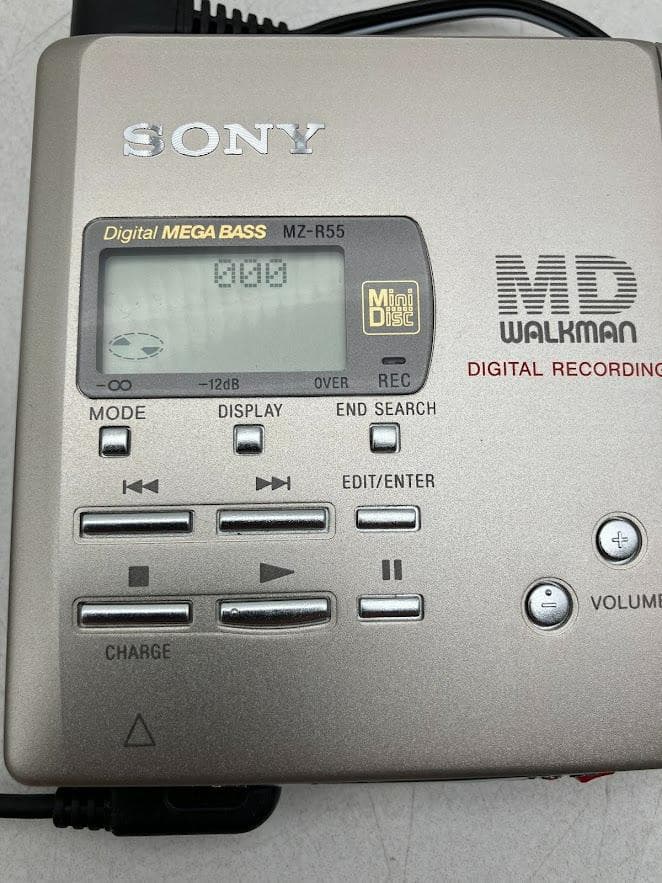 【美品】SONY　MDレコーダー MZ-R55