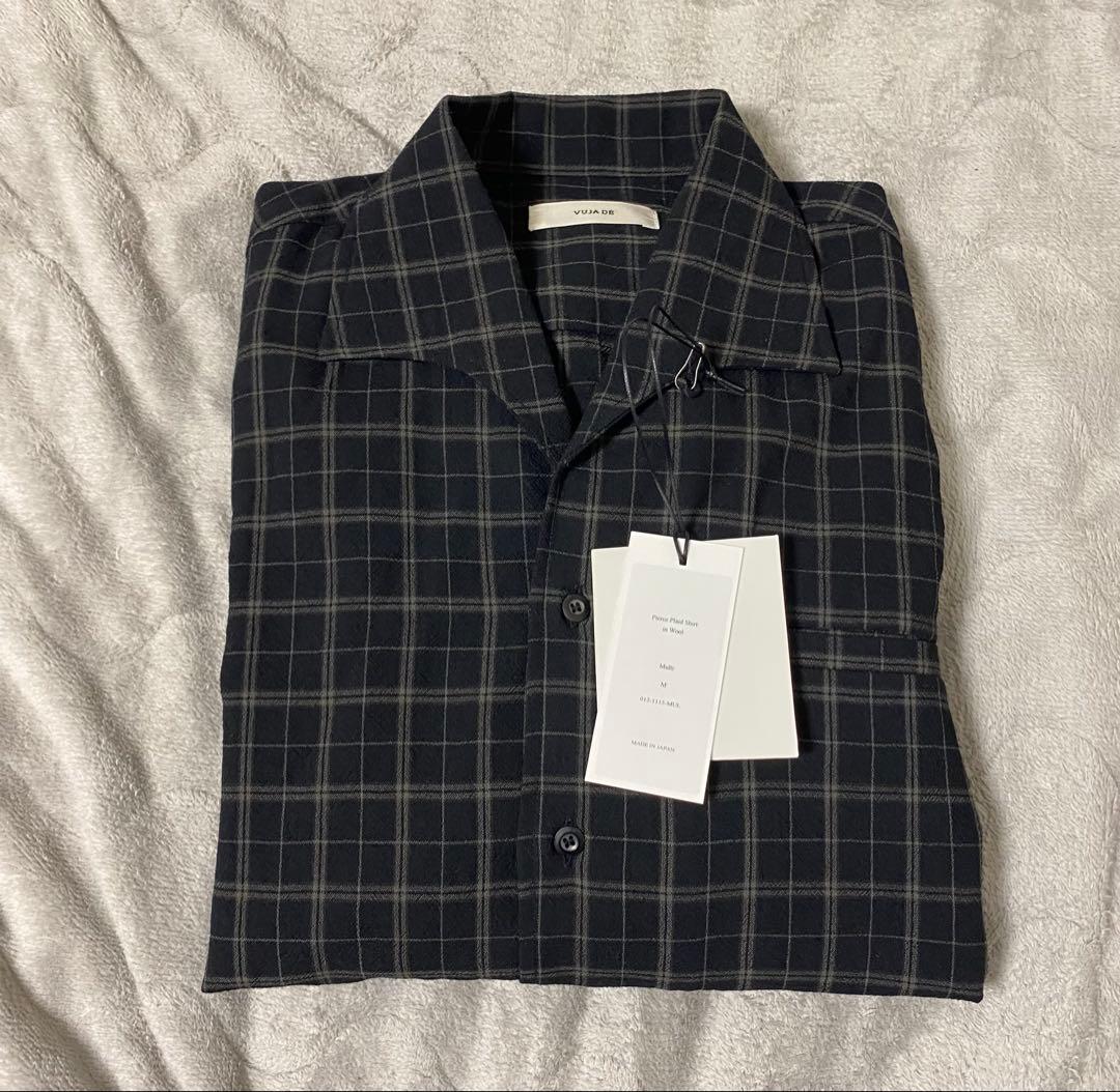 トップス VUJADE 26SS Pierce Plaid Shirt in Wool