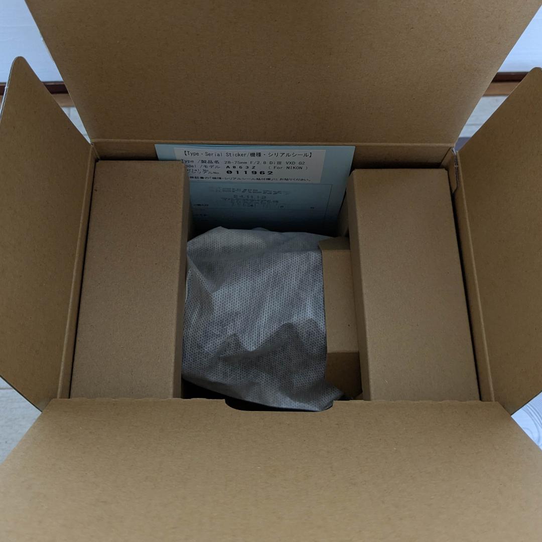 【保証期間内】Tamron 28-75mm F/2.8 G2 Zマウント