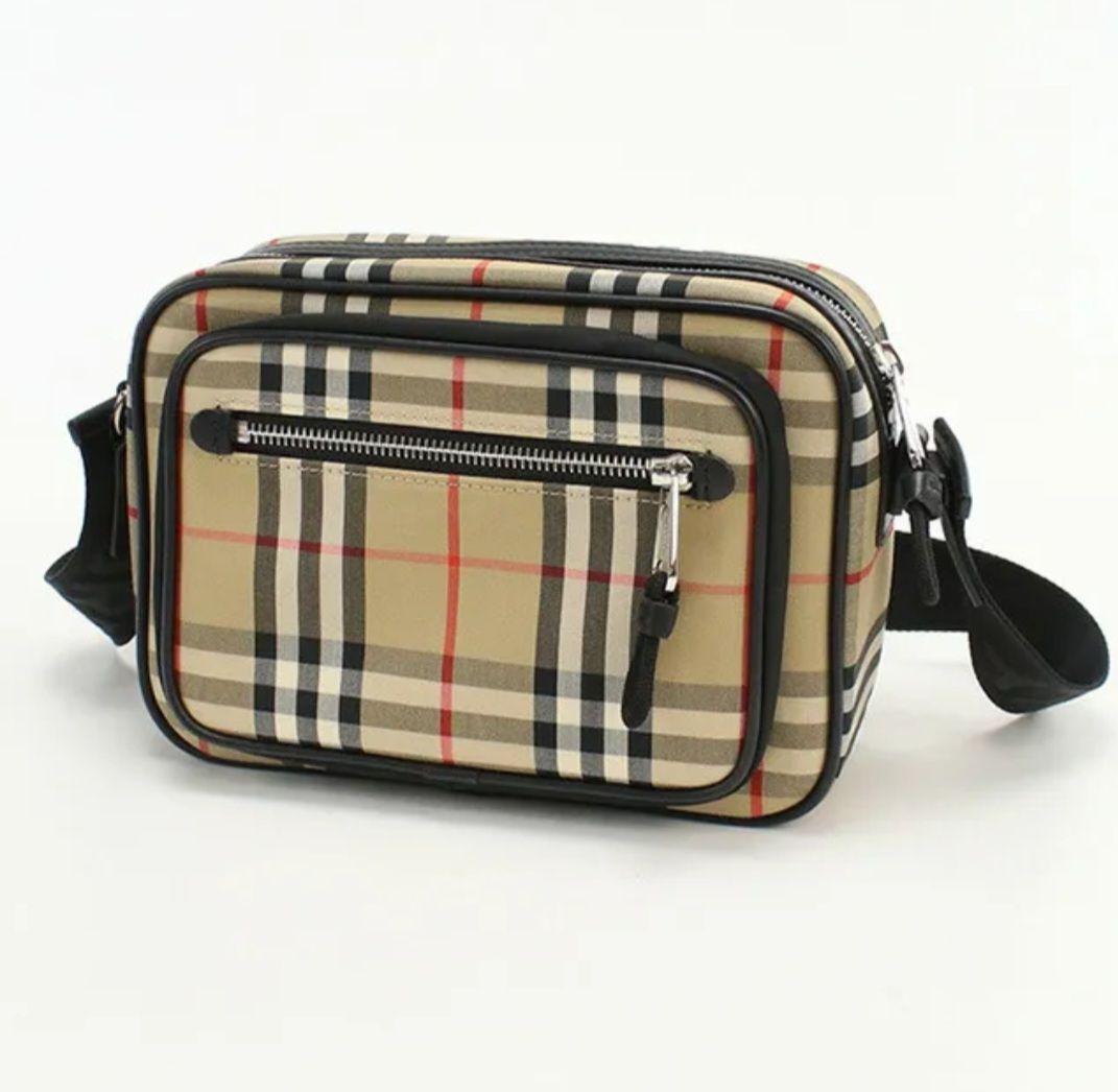 Burberry チェック柄 メッセンジャーバッグ