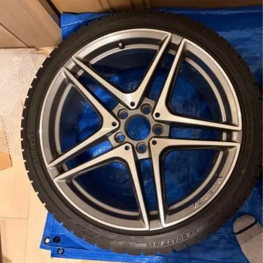 Mercedes-AMG C63S純正　スタッドレス付きアルミホイール4本セット