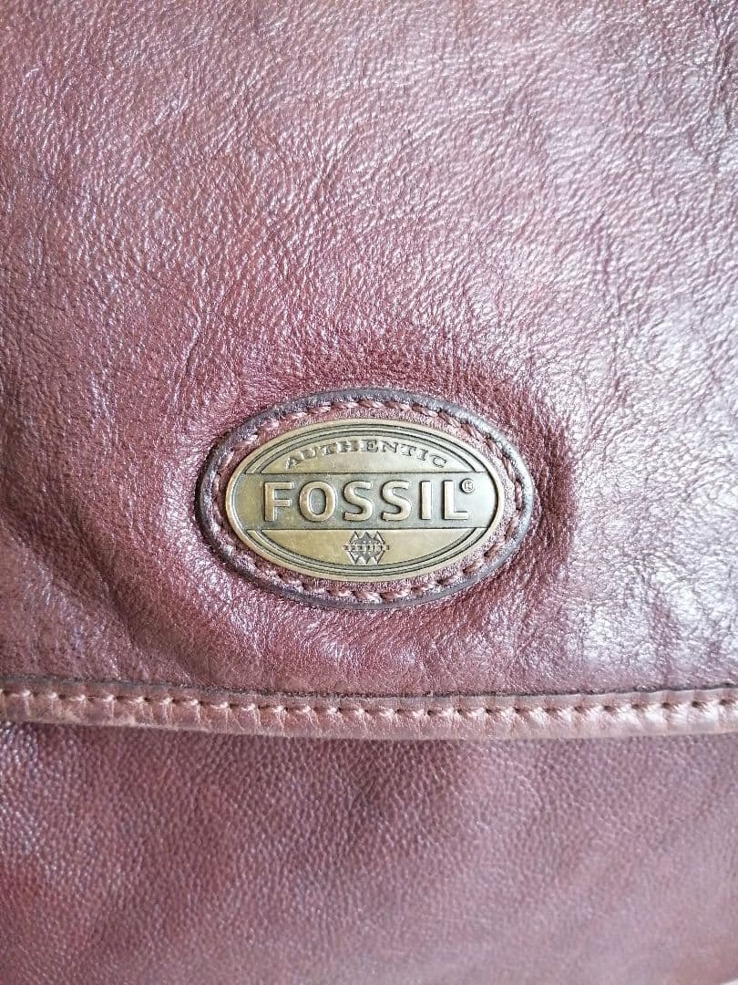 【レア】FOSSILフォッシルメッセンジャーバッグ ショルダーバッグ レザー