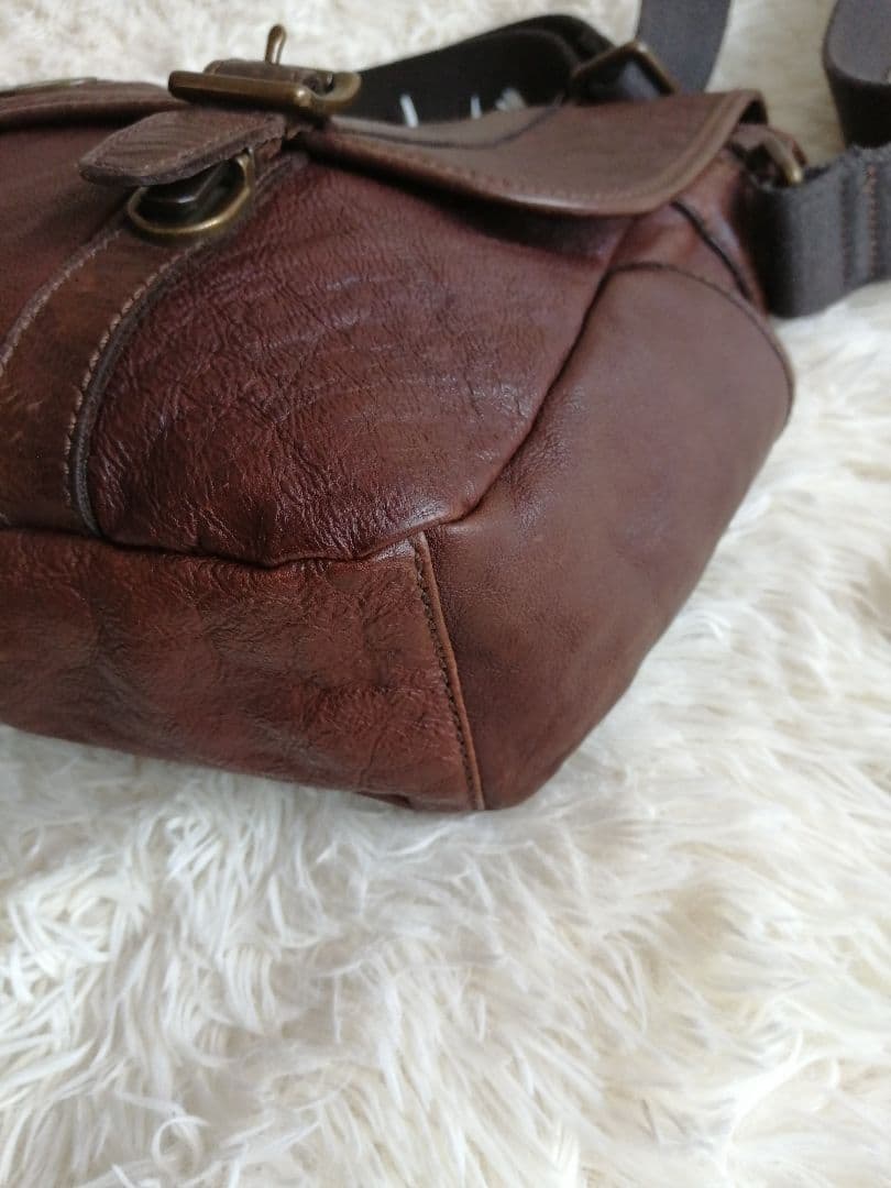 【レア】FOSSILフォッシルメッセンジャーバッグ ショルダーバッグ レザー