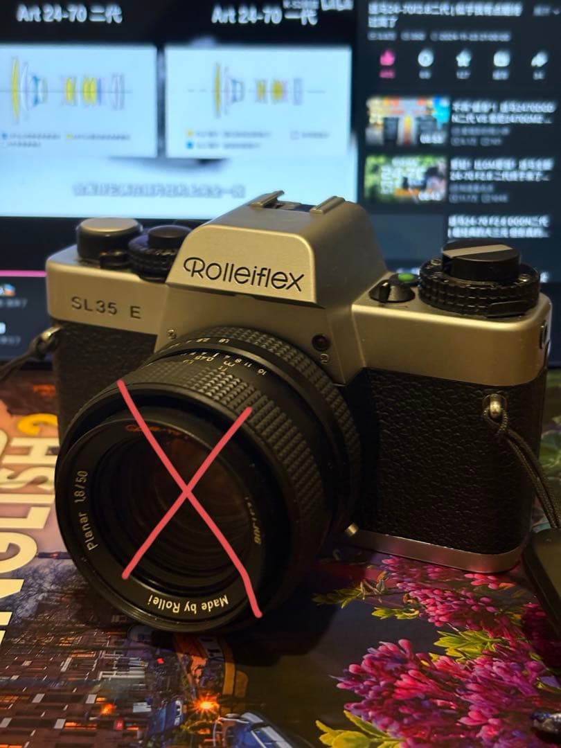 美品完動品ROLLEIFLEX SL 35 E