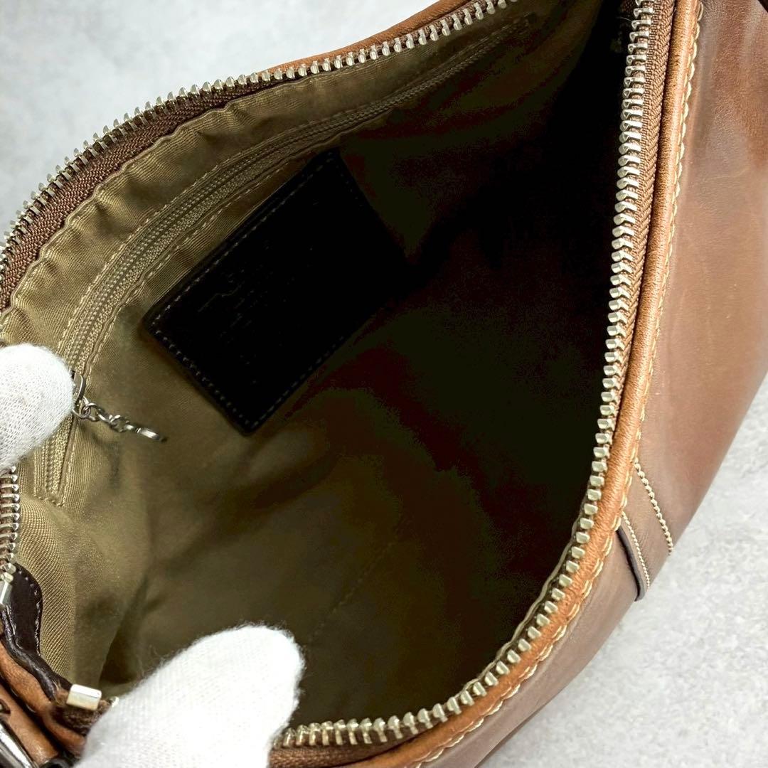 ✨美品✨コーチ　ハンドバッグ　ワンショルダーバッグ　レザー　ブラウン