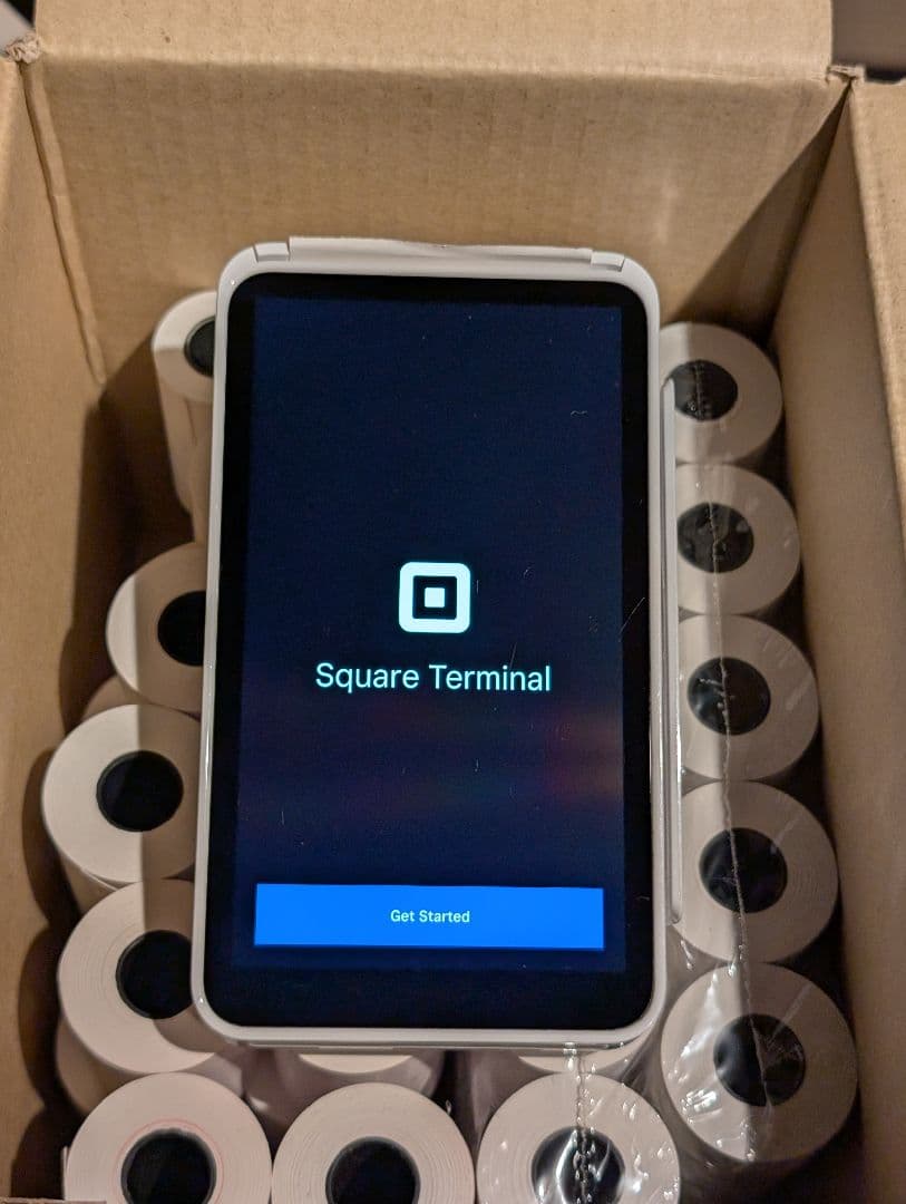 Square Terminal 充電器・レシートロール付