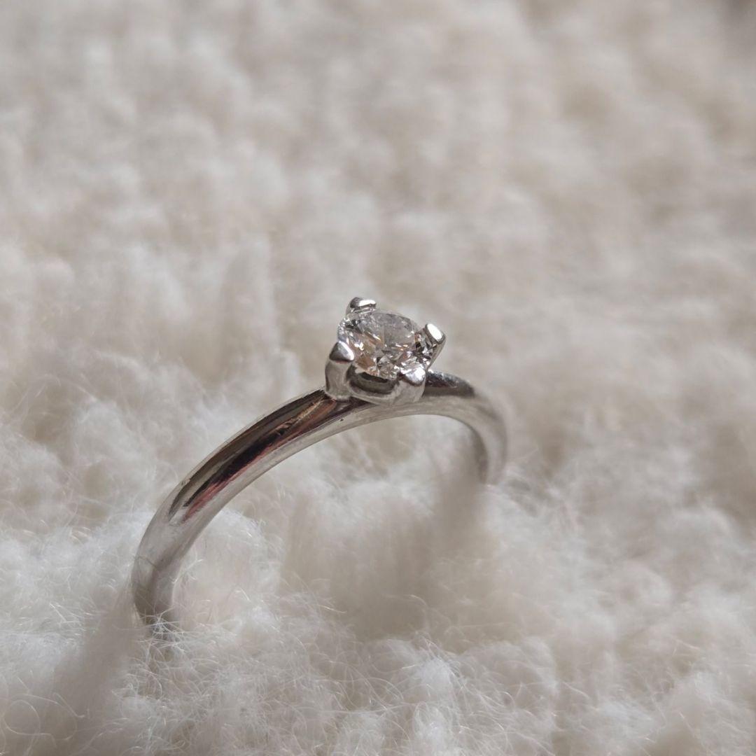 フォーエバーマーク ダイヤモンド リング プラチナ 0.27 ct pt950