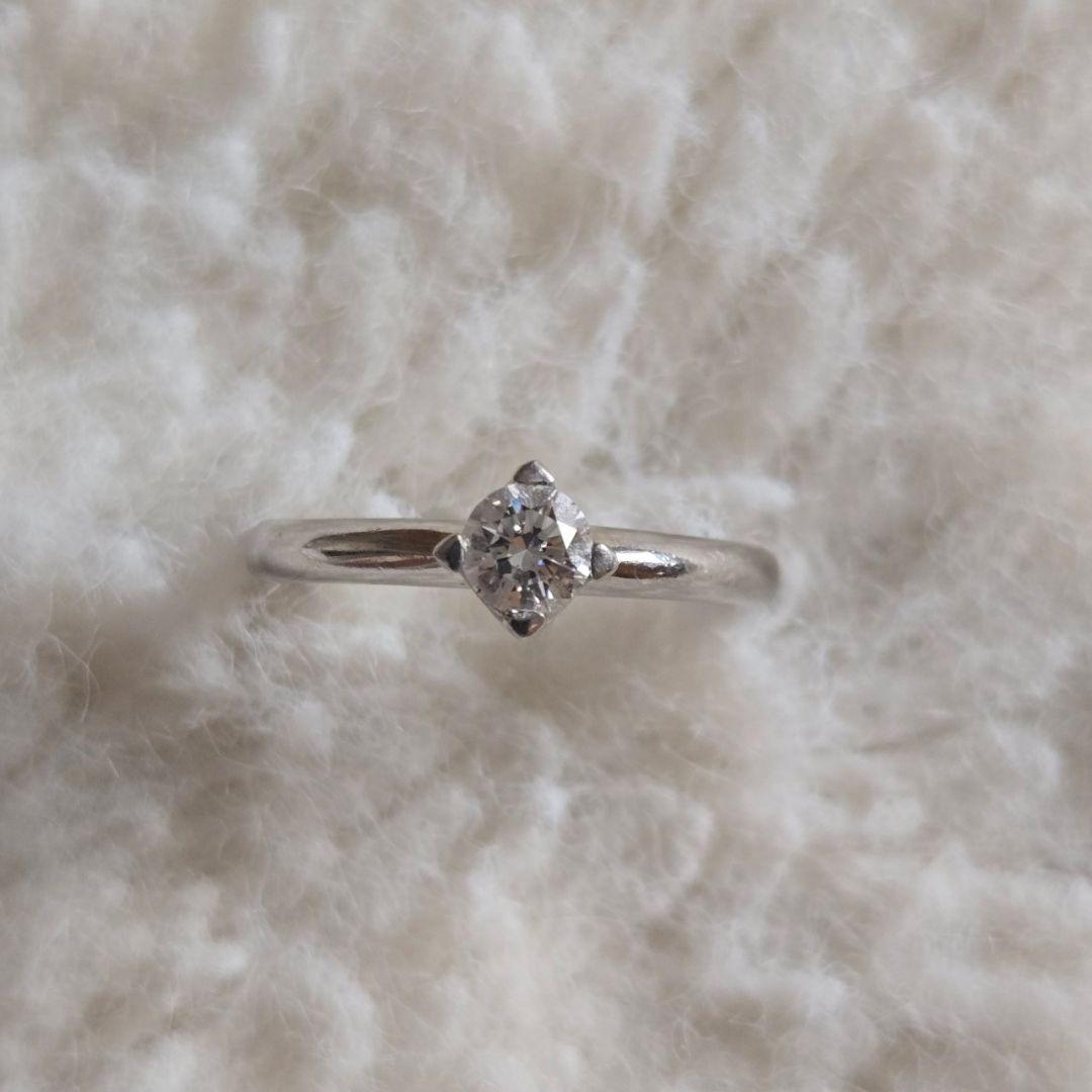 フォーエバーマーク ダイヤモンド リング プラチナ 0.27 ct pt950