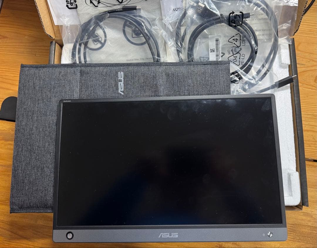 ASUS モバイルモニター 15.6型 Type C HDMI MB16AH-J