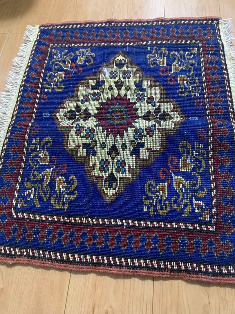 のま　トルコヴィンテージラグ　トルコ絨毯　ハンドメイド