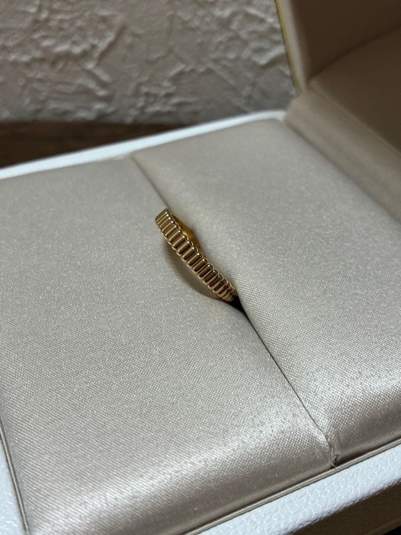 【美品】ブシュロン　キャトル グログラン スモール リング 57