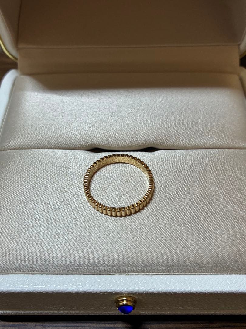 【美品】ブシュロン　キャトル グログラン スモール リング 57