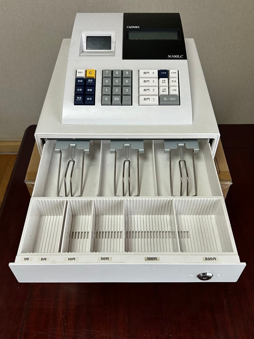 CLOVER クローバー 電子 レジ レジスター N100LC 中古　美品
