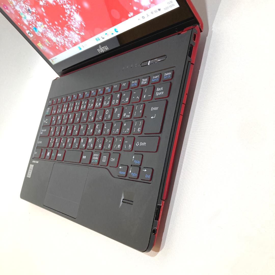 初心者✨超速i7・カメラ・オフィス◇赤黒◇すぐ使えるノートパソコン◇D323-2