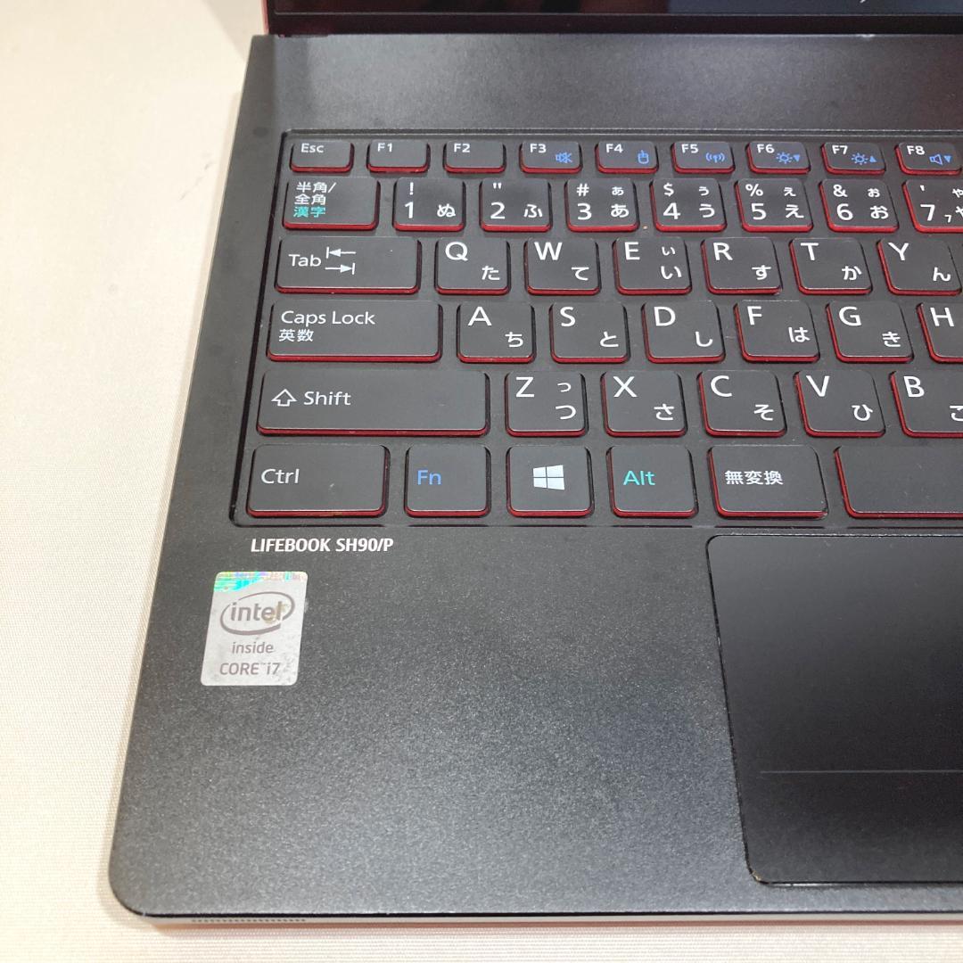 初心者✨超速i7・カメラ・オフィス◇赤黒◇すぐ使えるノートパソコン◇D323-2