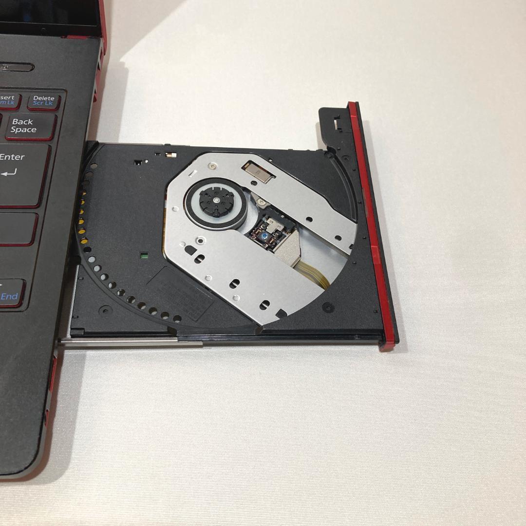 初心者✨超速i7・カメラ・オフィス◇赤黒◇すぐ使えるノートパソコン◇D323-2