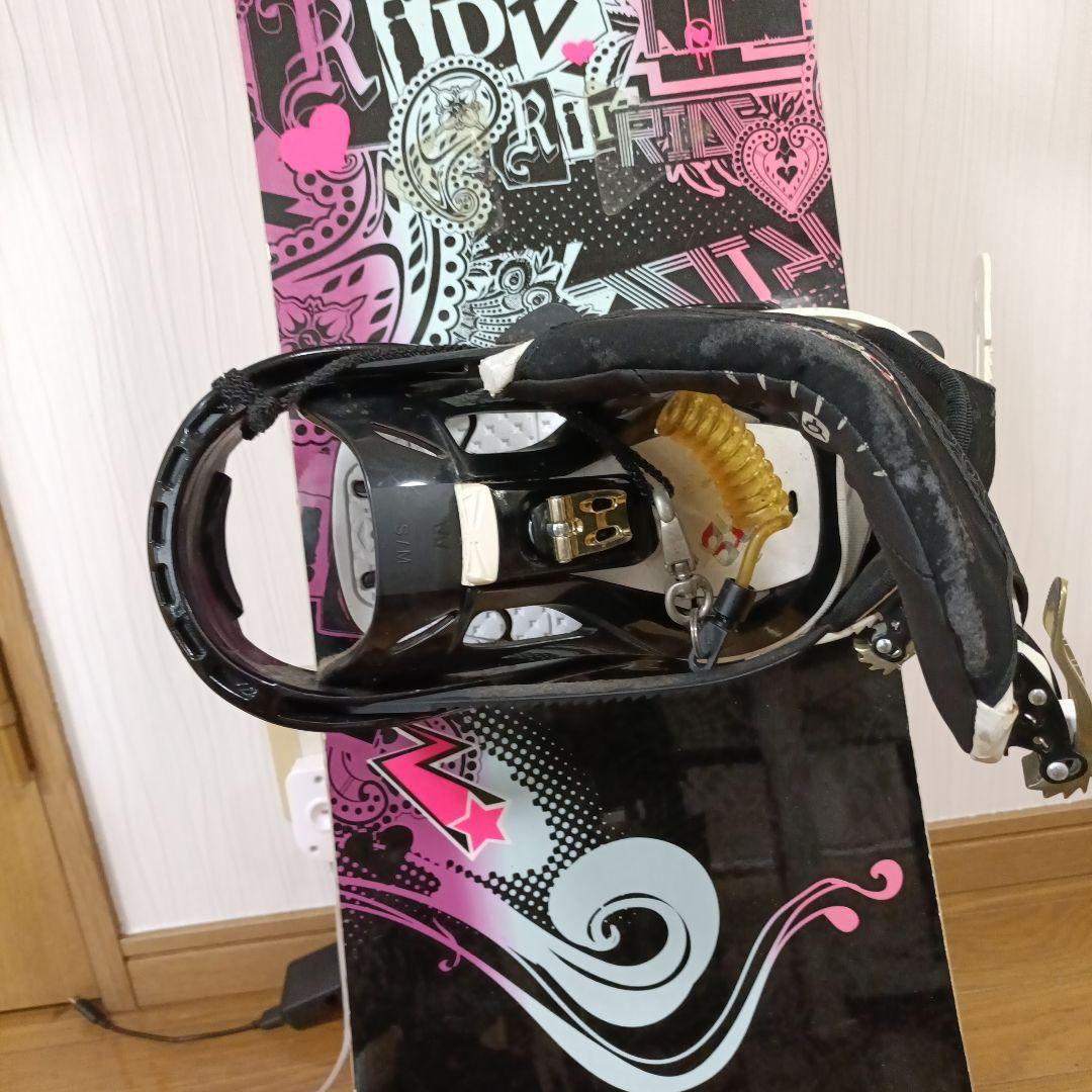 Ride Rapture 143cm スノーボード板ビンディングセットレディース