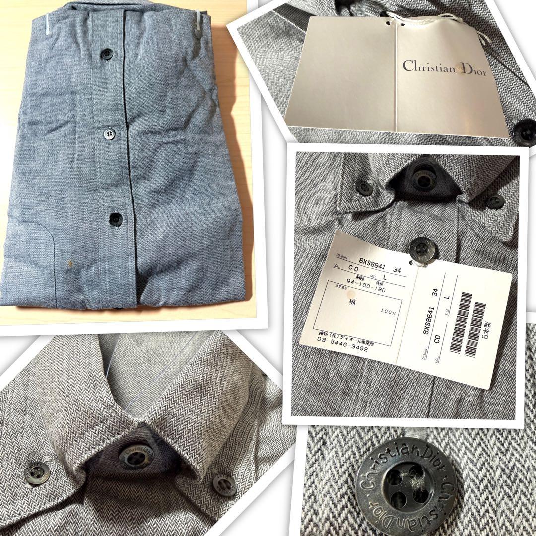 未使用 メンズ ディオール Dior 秋冬シャツ サイズL 9枚 90s