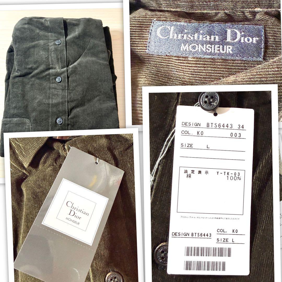 未使用 メンズ ディオール Dior 秋冬シャツ サイズL 9枚 90s